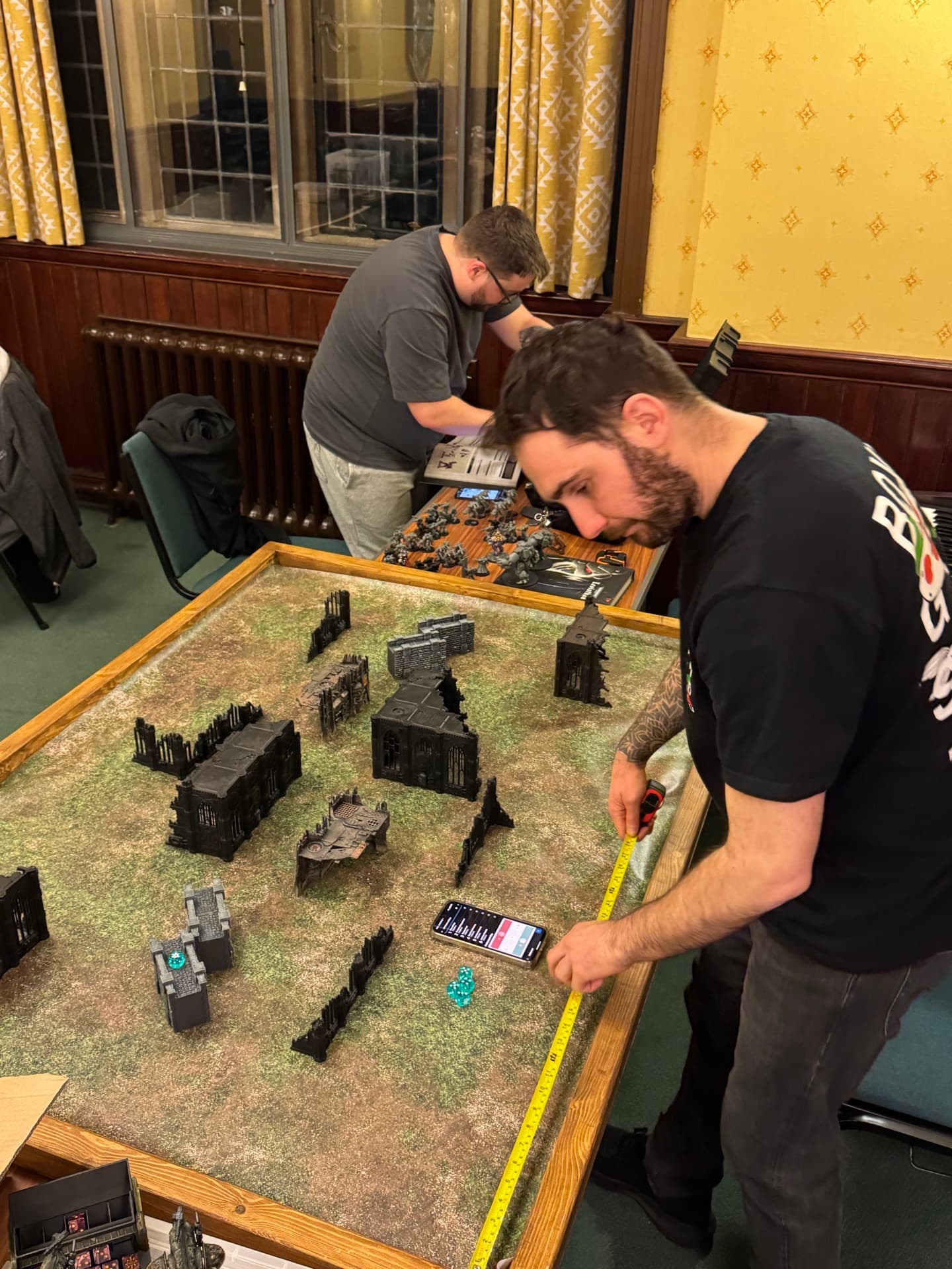 Painted miniatures at LVTA club night